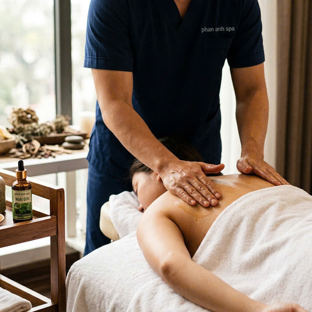 Liệu pháp massage Yoni giúp thư giãn sâu, giảm đau mỏi cổ vai gáy và tái tạo năng lượng cho nữ giới