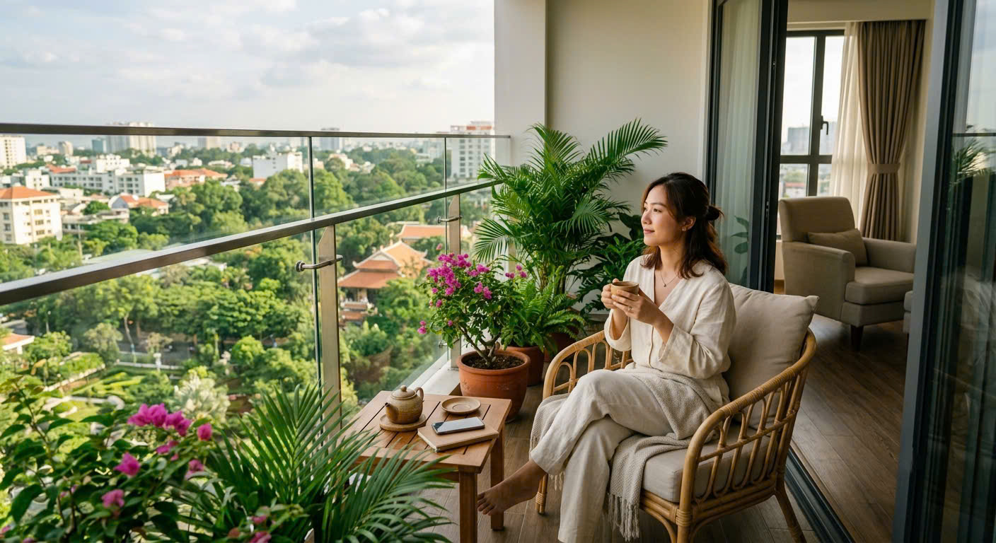 Khách hàng nữ thư giãn khi lựa chọn dịch vụ massage Yoni tận nhà và chung cư Quận 5