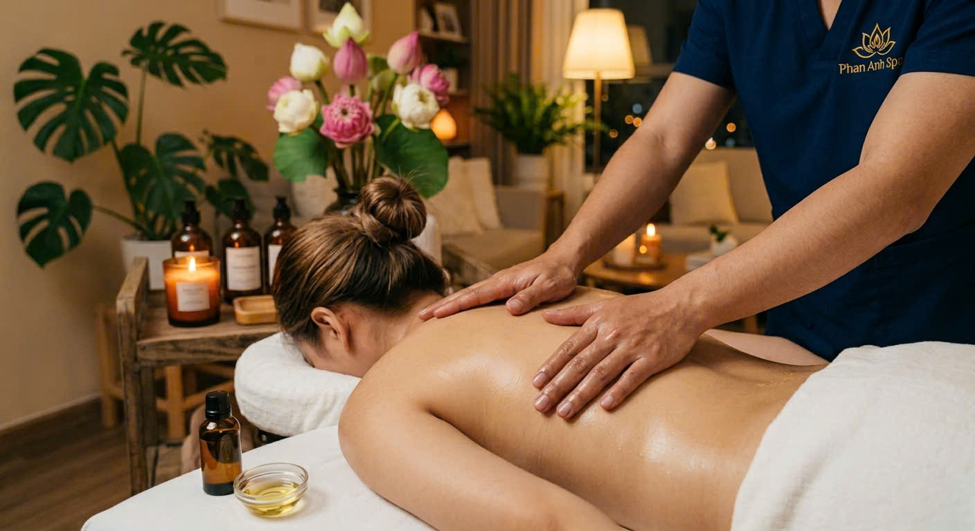 Liệu pháp massage yoni trị liệu thư giãn và giải tỏa căng thẳng cho nữ giới
