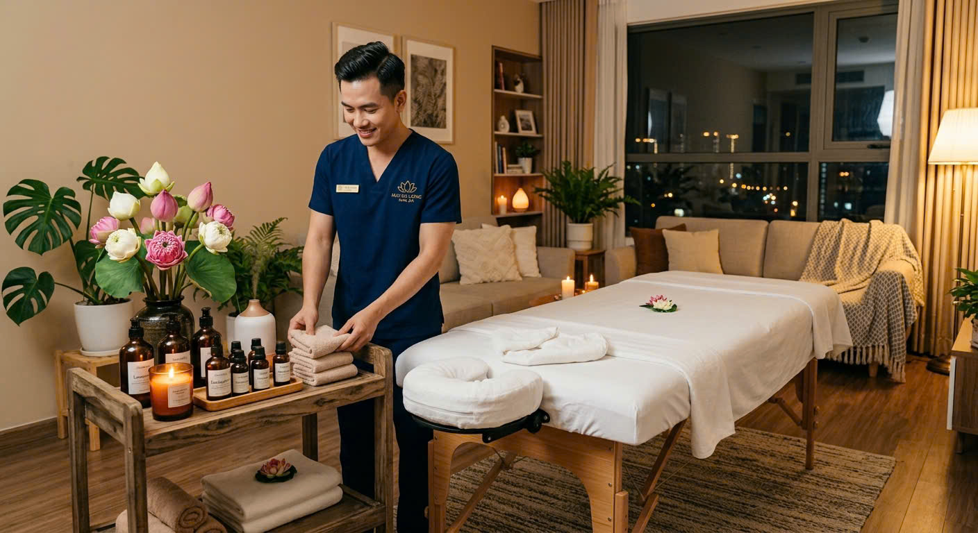 Dịch vụ massage Yoni Quận Bình Thạnh phục vụ tận nơi tại nhà riêng, chung cư cao cấp và khách sạn