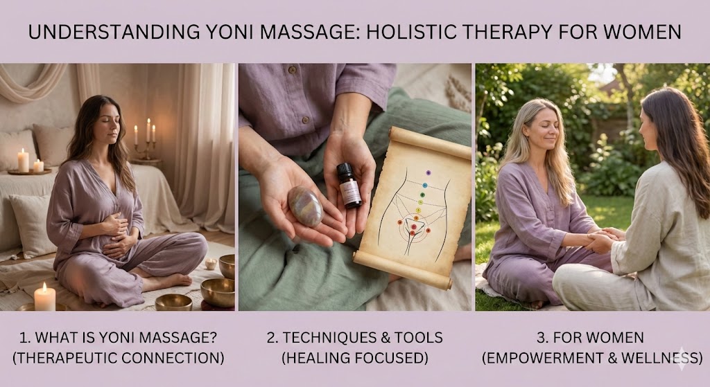 Phụ nữ thư thái và phục hồi năng lượng tích cực sau liệu pháp massage yoni