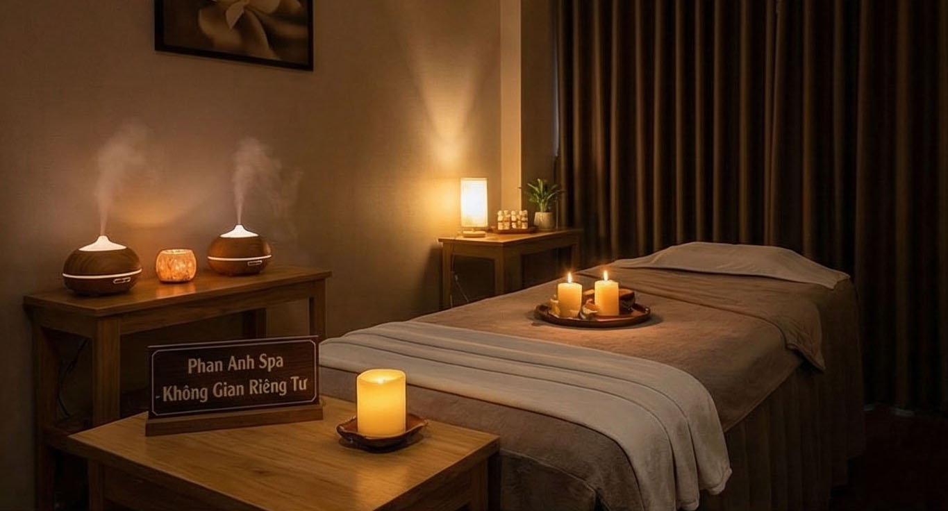 Dịch vụ massage Yoni Quận 1 không gian riêng tư thư giãn cho phụ nữ