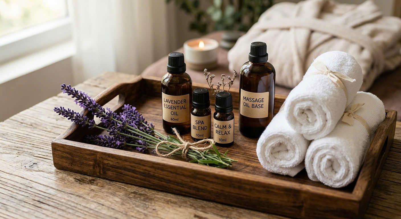 Dụng cụ và tinh dầu massage yoni thiên nhiên đảm bảo vệ sinh an toàn