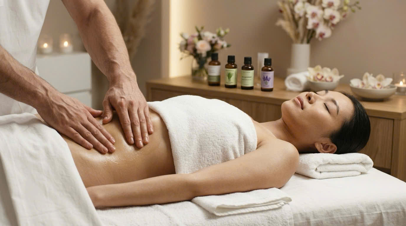 Tác dụng massage vòng eo giúp giảm đau thắt lưng và co thắt tử cung ở nữ giới