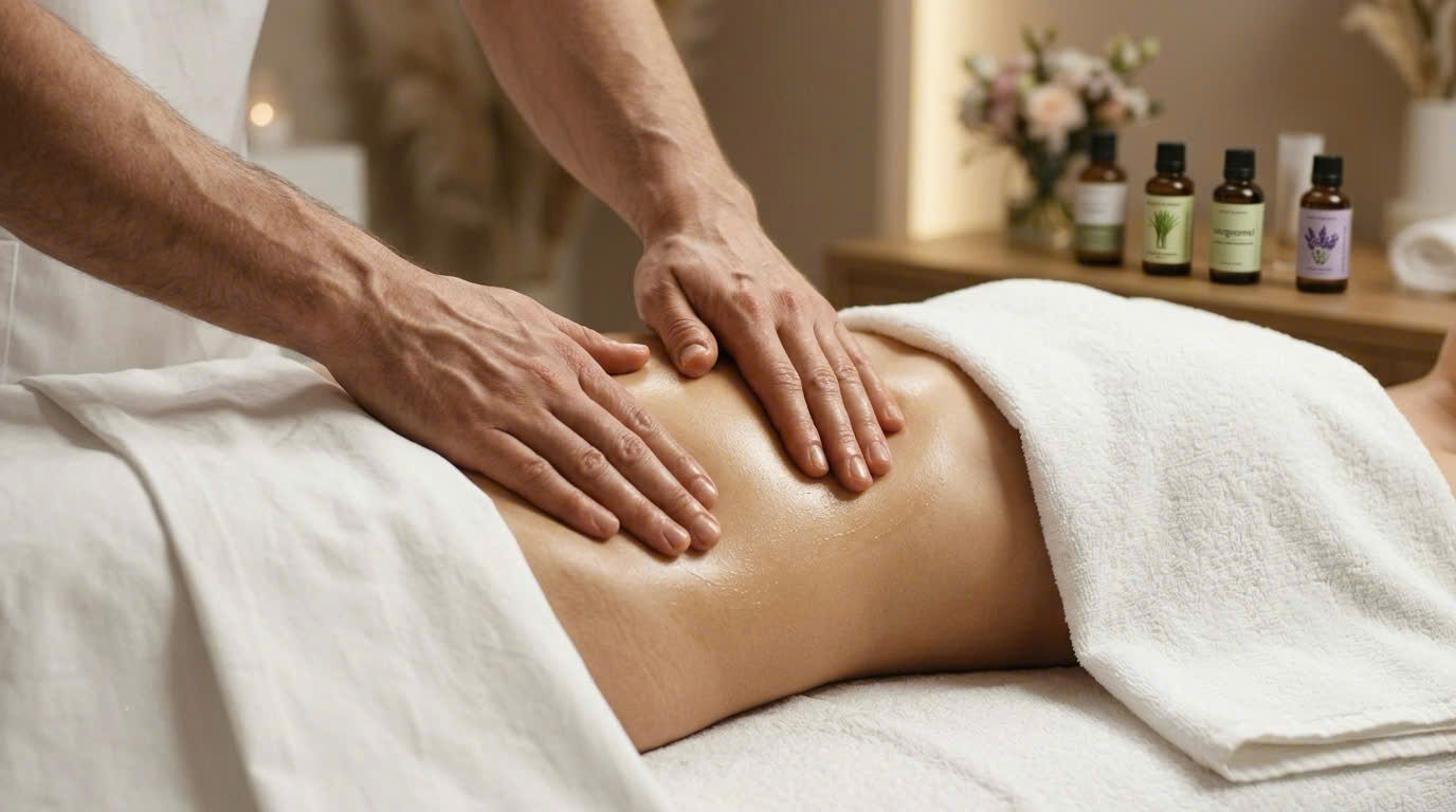 Massage vòng eo cho nữ giúp hỗ trợ tiêu hóa và giảm chướng bụng đầy hơi