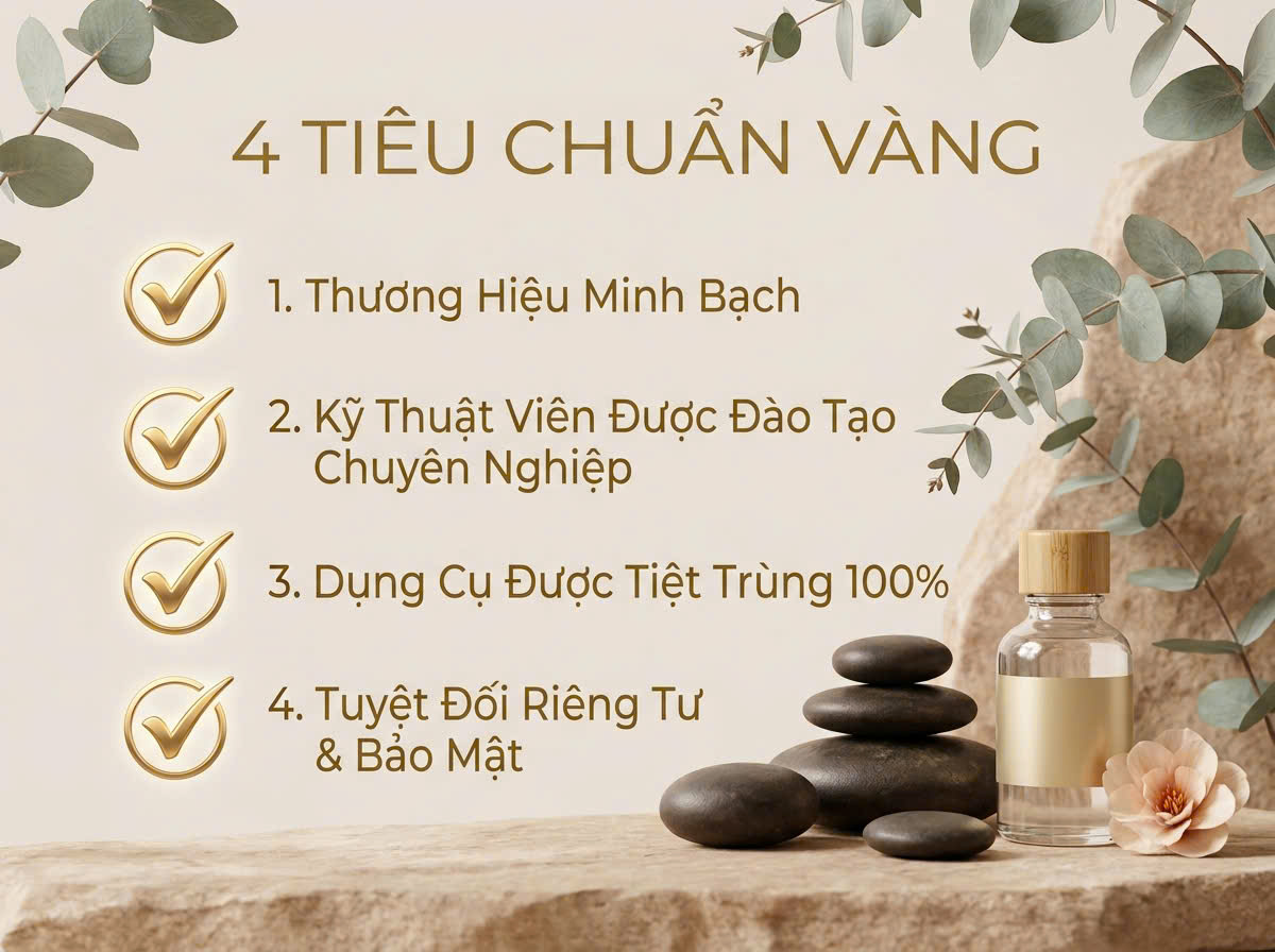Tiêu chuẩn đánh giá dịch vụ massage tại nhà cho nữ chuẩn y khoa tại TPHCM